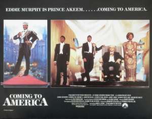 Coming To America 1988 Eddie Murphy 11x14 Lobby Card