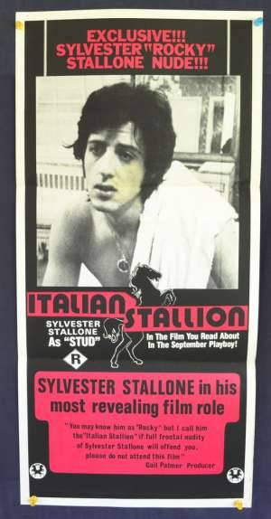 Italian Stallion Poster Original Daybill Rare 1970 Sylvester Stallone Rocky