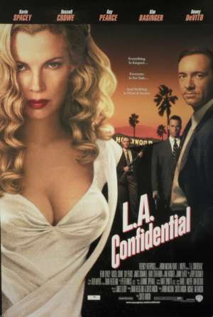 L.A. Confidential Movie Poster Original One Sheet 1997 Russell Crowe Kim Bassinger