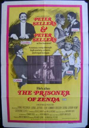 The Prisoner Of Zenda 1979 Peter Sellers One Sheet movie poster