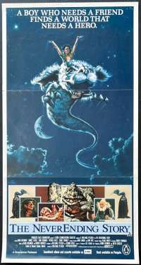 The Neverending Story Poster Original Daybill 1984 Noah Hathaway