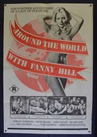 Around The World With Fanny Hill Poster Original One Sheet 1974 Sexploitation