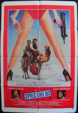 Spies Like Us One Sheet Australian Movie poster