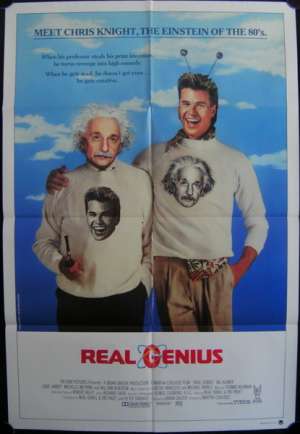 Real Genius Poster Original One Sheet 1985 Val Kilmer