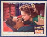 Any Number Can Play Lobby Card Original USA 11"x14" 1949 Clark Gable Alexis Smith