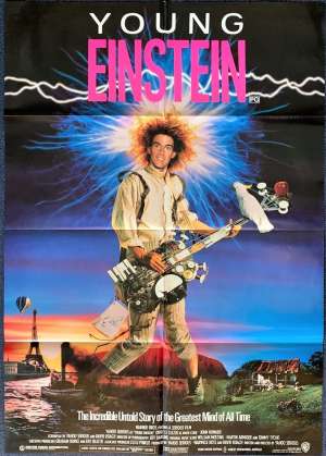Young Einstein 1988 One Sheet Movie Poster Yahoo Serious John Howard