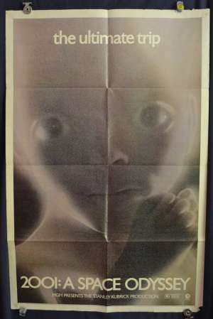 2001:A Space Odyssey Stanley Kubrick USA One Sheet poster