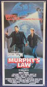 Murphy's Law Daybill Movie Poster Original 1986 Charles Bronson