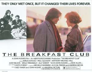 The Breakfast Club Lobby Card 11x14 Original 1985 Molly Ringwald