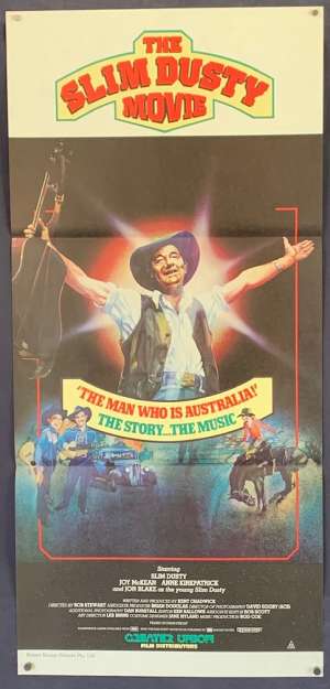 The Slim Dusty Movie 1984 Daybill Movie Poster Slim Dusty Country Music