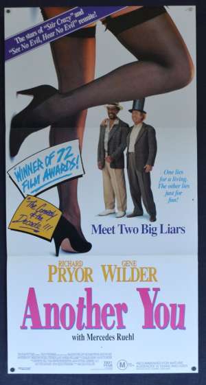 Another You Movie Poster Original Daybill 1991 Gene Wilder Richard Pryor