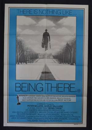 Being There 1979 One Sheet movie poster Peter Sellers Shirley MacClaine