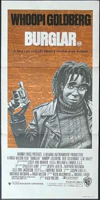 Burglar Movie Poster Original Daybill 1987 Whoopi Goldberg