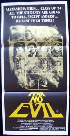 Fear No Evil Daybill Movie poster