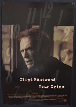 True Crime 1999 Clint Eastwood James Woods One Sheet movie poster