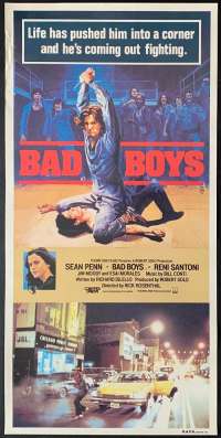 Bad Boys Poster Original Daybill 1983 Gangs Sean Penn Ally Sheedy