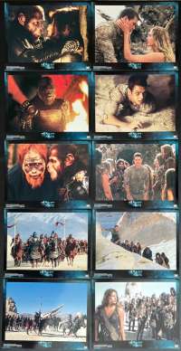 Planet Of The Apes 2001 Lobby Card Set 11x14 Mark Wahlberg Tim Burton