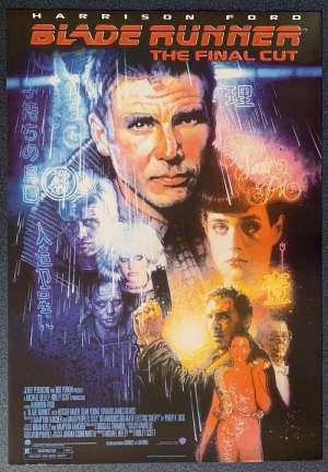 Blade Runner The Final Cut Poster Reprint 2007 Harrison Ford Ridley Scott