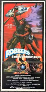 Robbers Of The Sacred Mountain Daybill Movie poster