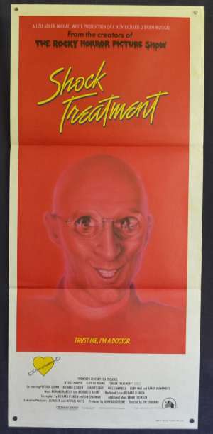 Shock Treatment Movie Poster Daybill Rocky Horror Picture Show Sequel