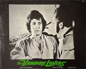 The Vampire Lovers Lobby Card 11x14 1970 Hammer Horror Ingrid Pitt