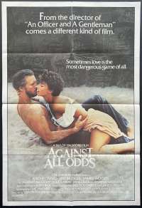 Against All Odds Movie Poster Original One Sheet 1984 Jeff Bridges Rachel Ward