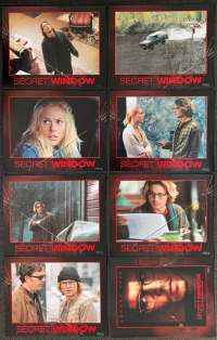 Secret Window Lobby Card Set 11"x14" Original USA 2004 Johnny Depp Stephen King