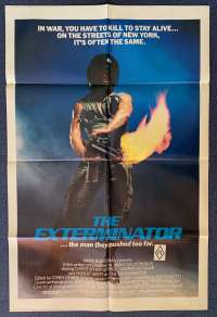 The Exterminator Poster Original USA One Sheet 1980 Robert Ginty Vigilante