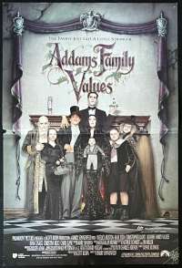 Addams Family Values Movie Poster Original Daybill 1993 Raul Julia Anjelica Huston