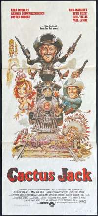 Cactus Jack aka The Villain Movie Poster Daybill Arnold Schwarzenegger