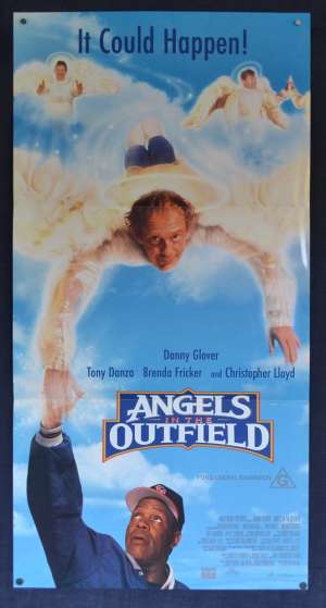 Angels In The Outfield Poster Original Daybill 1994 Danny Glover Tony Danza Baseball