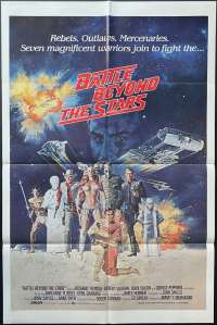 Battle Beyond The Stars Poster Original One Sheet 1980 Roger Corman Sci-Fi