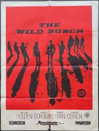 The Wild Bunch Poster One Sheet Original 1970 Rare FIRST PRINTING