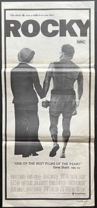 Rocky Poster Original Daybill 1976 Sylvester Stallone Boxing BARGAIN