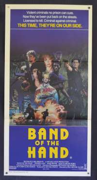 Band Of The Hand Poster Original Daybill 1986 Stephen Lang Laurence Fishburne