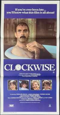 Clockwise Poster Original Daybill 1986 John Cleese Comedy
