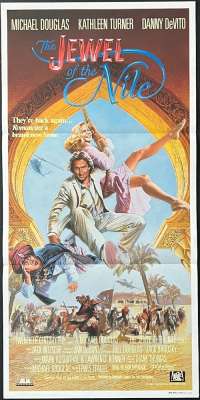 The Jewel Of The Nile movie poster Michael Douglas Daybill
