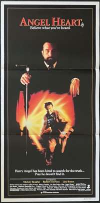 Angel Heart Poster Original Daybill 1987 Robert De Niro Mickey Rourke